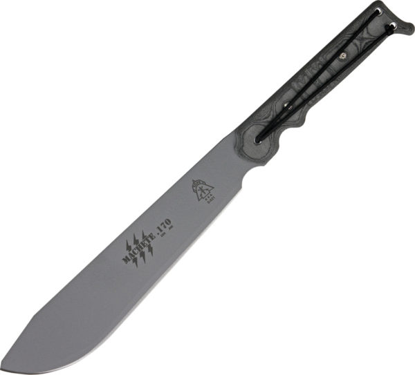 TOPS Knives Machete .170, TPMAC170, TOPS Knives Machete .170 Micarta Gray Knife (Gray Stonewash) TPMAC170
