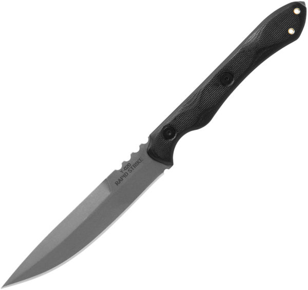 TOPS Knives Rapid Strike D/E, TPRDSK01, TOPS Knives Rapid Strike D/E Spear Point G10 Black Knife (Black Stonewash) TPRDSK01