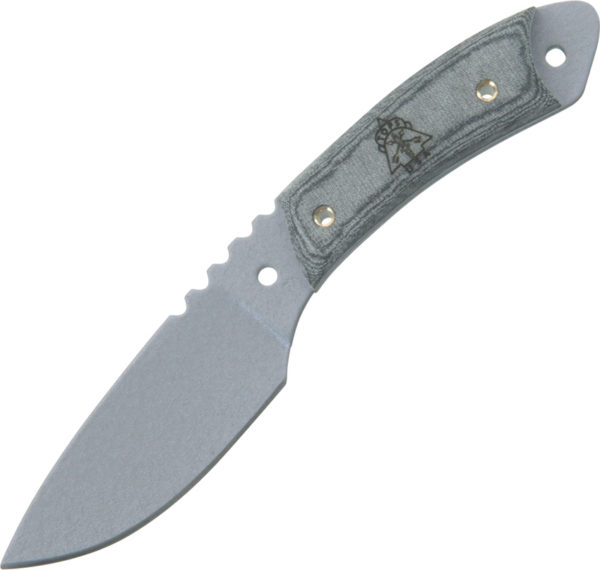 TOPS Knives Sparrow Hawke, TPSPH01, TOPS Knives Sparrow Hawke Drop Point Micarta Gray Knife (Gray Stonewash) TPSPH01