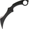 TOPS TAC-TOPS Karambit, TPTAC01, TOPS TAC-TOPS Karambit Hawkbill Micarta Black Knife (Black Stonewash) TPTAC01