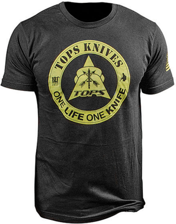 TOPS T-Shirt One Life One Knife