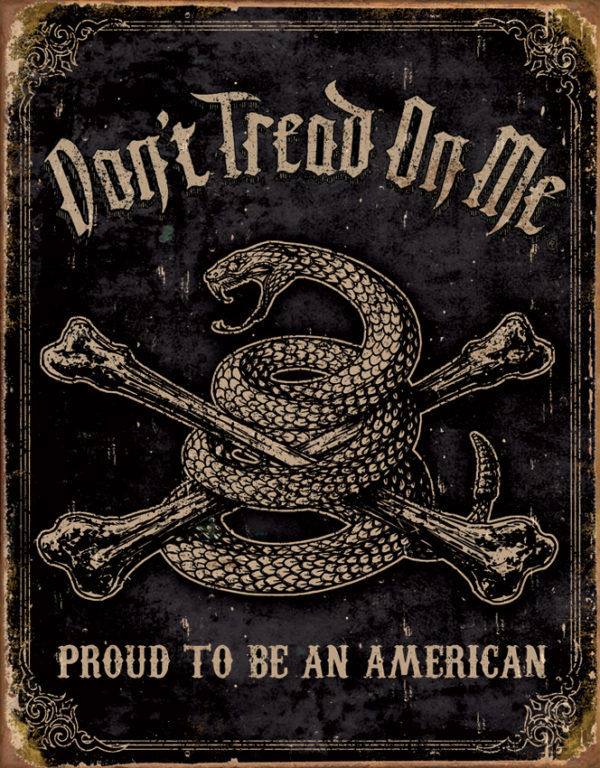 Tin Signs DTOM Proud American Tin Signs DTOM Proud American
