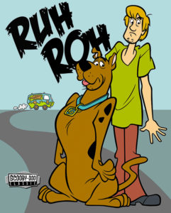 Tin Signs Scooby Doo Ruh Roh, Scooby Doo Ruh Roh