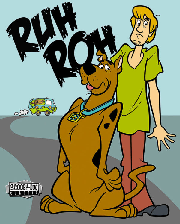 Tin Signs Scooby Doo Ruh Roh, Scooby Doo Ruh Roh