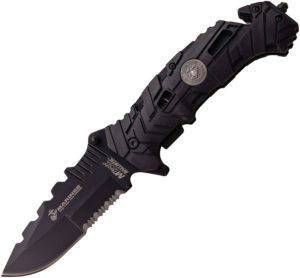 USMC Linerlock A/O Black (4″)