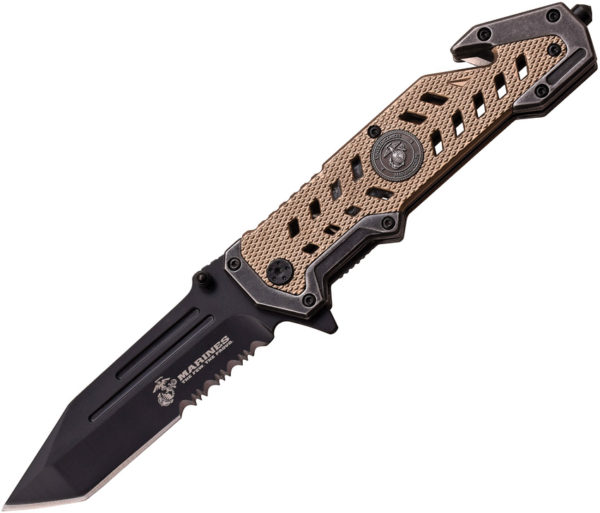 USMC Marines Linerlock A/O Tan (4")