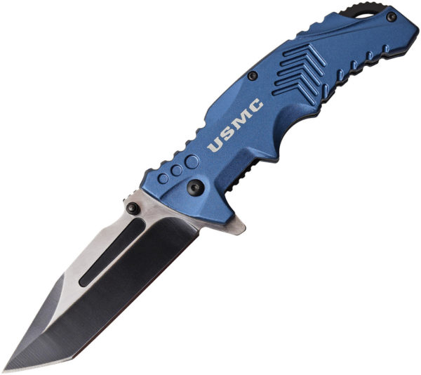 USMC Linerlock A/O Blue (3.5")