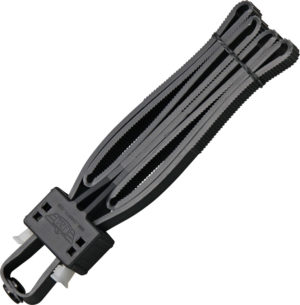 Uzi Disposable Flex Cuffs Black