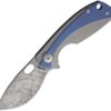Viper Lille Framelock Damascus Blue (2.5")