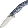 V NIVES Atmosphere, V NIVES Atmosphere Framelock Knife, V NIVES Atmosphere Framelock Knife Blue (3.5")