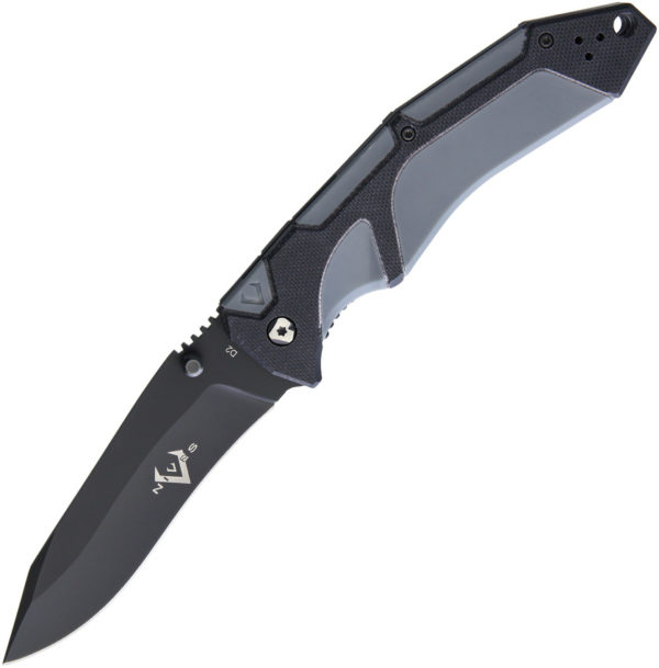 V NIVES Fractal Linerlock A/O Black (3.63")