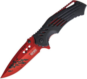 Wild Boar Linerlock Black/Red A/O (3.5″)