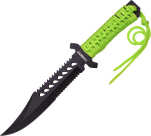 Z-Hunter Fixed Blade Green Cord (7″)