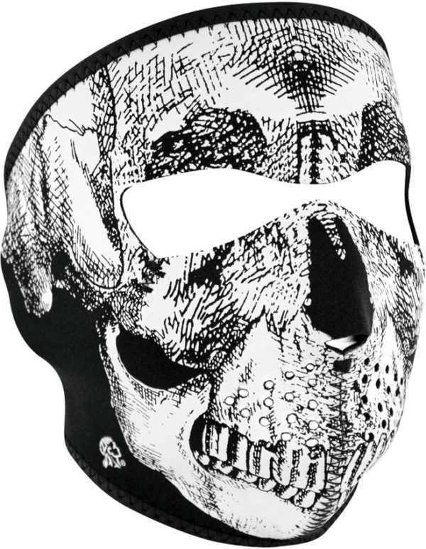 Zan Headgear Full Face Mask BW Skull