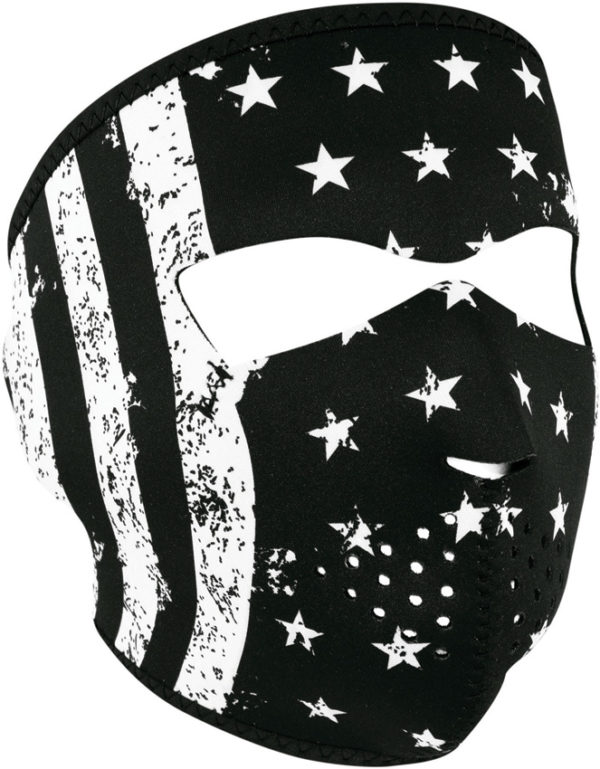 Zan Headgear Full Face Mask BW Flag