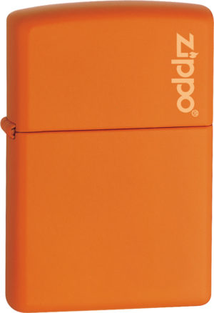 Zippo Orange Matte with Logo