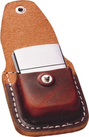 Zippo Lighter Pouch Brown Leather