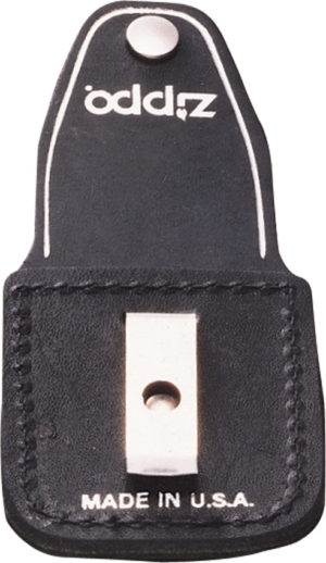 Zippo Lighter Pouch Black Leather