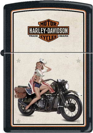 Zippo Harley US Marine Pinup