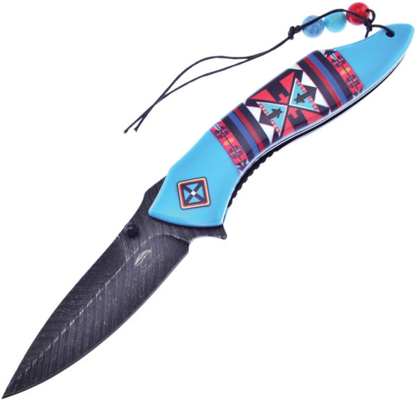 Frost Cutlery Linerlock A/O Blue (3.5")