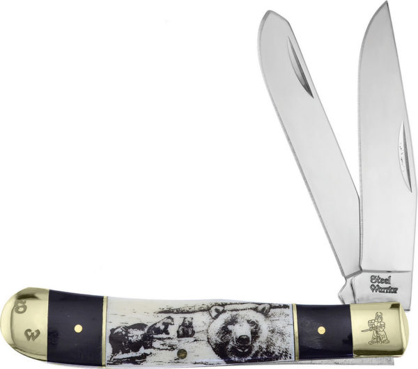 Frost Cutlery Bear Trapper Buffalo Horn