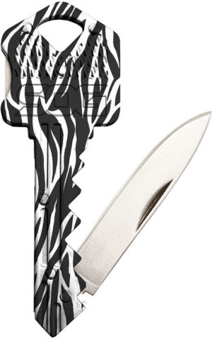 SOG Key Knife Zebra (1.5″)