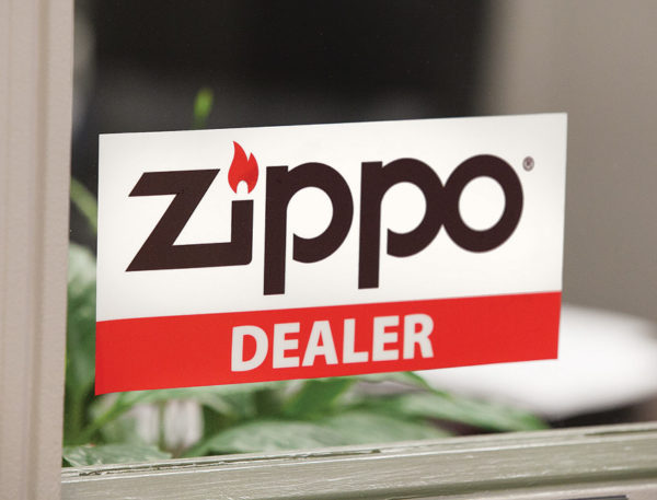 Zippo Window Cling