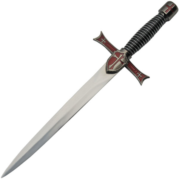 China Made Red Crusader Dagger (9.5")