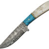 Damascus Hunter Blue Pearl (4")