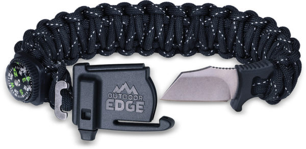 Outdoor Edge ParaSpark Bracelet Black Med