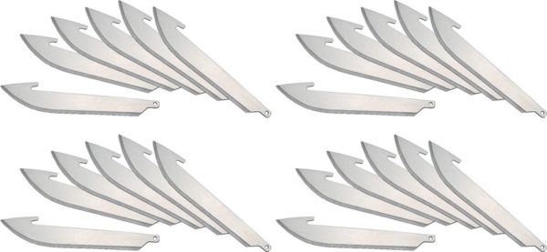 Outdoor Edge Drop Point Blades Pack of 24 (3.5")