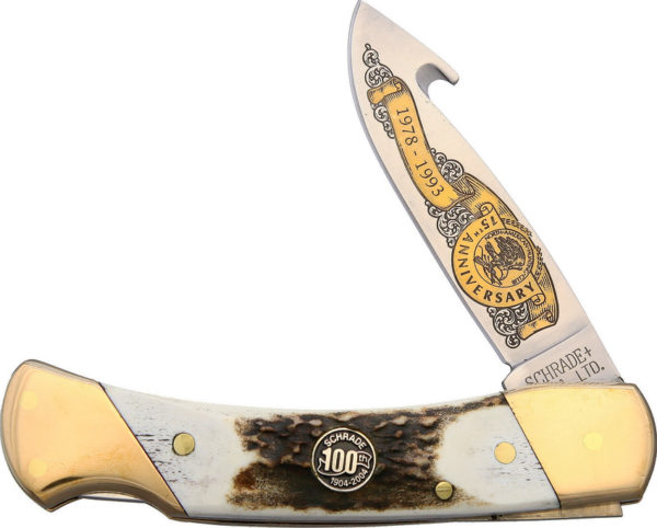 Schrade 75th Annv Lockback Guthook (3.25")