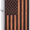 Zippo WoodChuck Flag Lighter