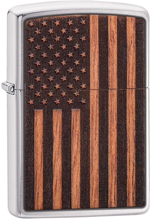 Zippo WoodChuck Flag Lighter