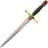 China Made Gold Crusader Dagger (9.5")