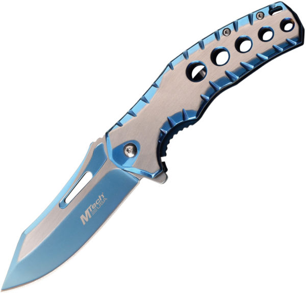 MTech Framelock A/O Knife Blue (3.5")