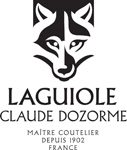 Laguiole Claude Dozorme Laguiole Framelock Black Stag (3.5")