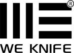We Knife Co Ltd Titanium Whistle Blue Cord