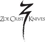 Zoe Crist Knives Goshawk Fixed Blade Green (3.75")