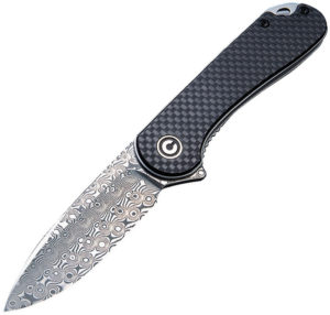 Civivi Elementum Linerlock Damascus (3″)