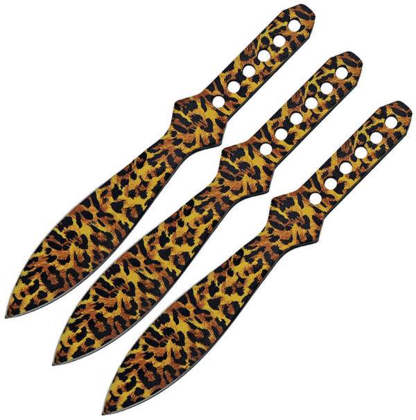 Rite Edge Throwing Knife Set Cheetah (4.5")