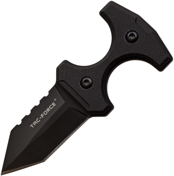 Tac Force Push Dagger Black (2")