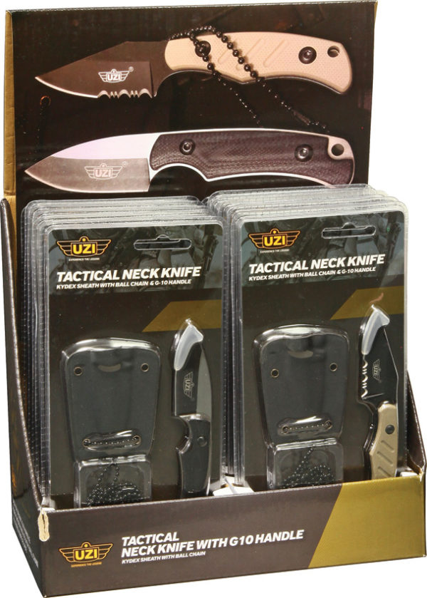 UZI Tactical Neck Knife Display (2″)