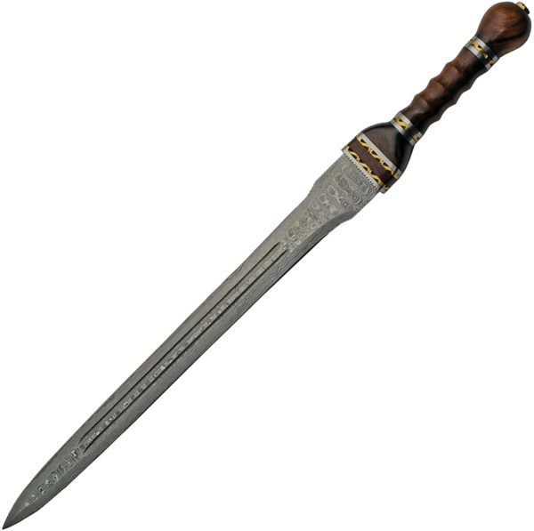 Damascus Damascus Gladius Sword (18")