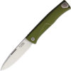 LionSTEEL Thrill Slip Joint Green Al (3")