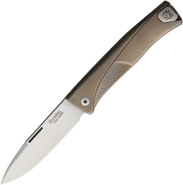 LionSTEEL Thrill Slip Joint Brown Ti (3")
