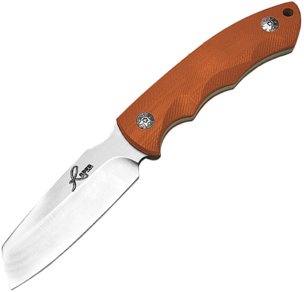 Roper Knives Razor Fixed Blade Orange (3")