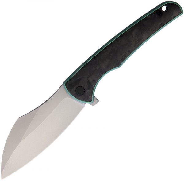 VDK Knives Vice Linerlock Green CF (4″)