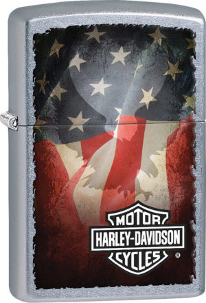 Zippo Harley Davidson Flag Design