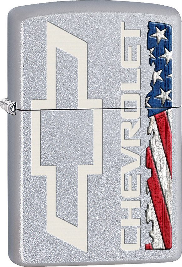 Zippo Chevrolet Bowtie/Flag Lighter